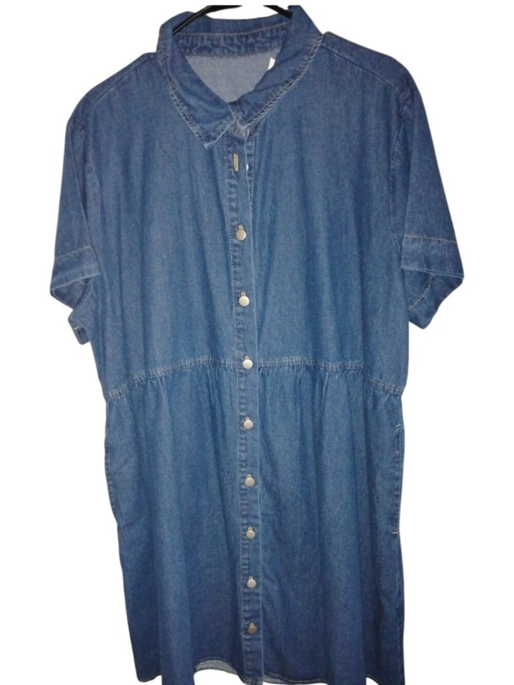 Women's XXl Denim Button down Dress Nes